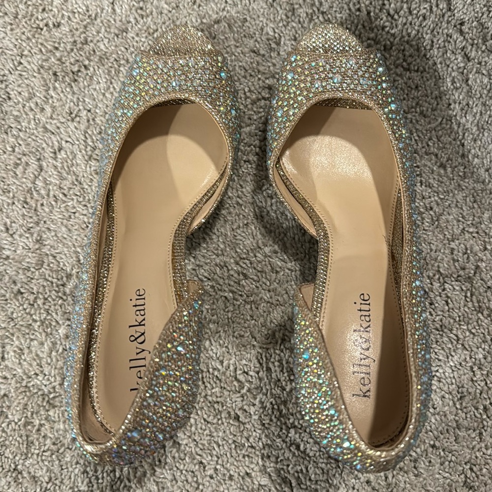 Kelly & Katie Size 7 Sparkly Heels